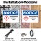 Signmission Non-Hazardous Materials Only OSHA Notice Sign, Plastic, 10in W x 7in L, 2PK OS-2PACK-NS-P-710-L-15071 - alternate 5